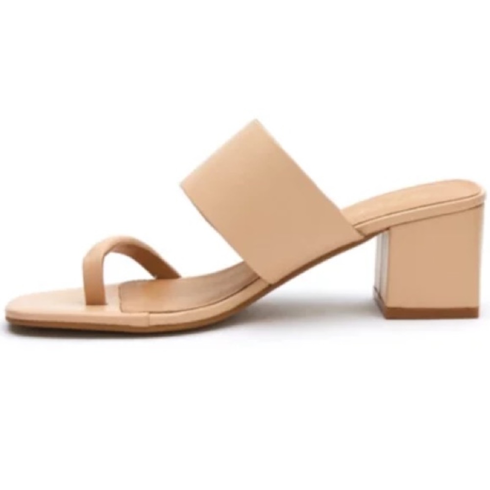 Matisse Nude Tan Block Heel Sandal